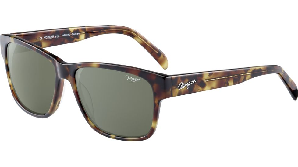 Morgan 207194 Sunglasses, Brown Havana Frame, Green Lens, 207194-4320