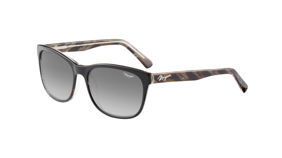 Morgan 207196 Sunglasses, Black Brown Frame, Grey Gradient Lens, 207196-4357