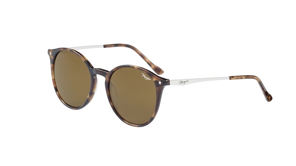 Morgan 207212 Sunglasses,Rhodium Frame,Brown Lens, 207212-4320