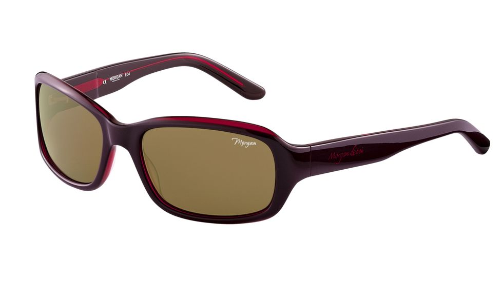 Morgan No. 207153 Sunglasses - Violet Frame and Brown Lens 207153-6395