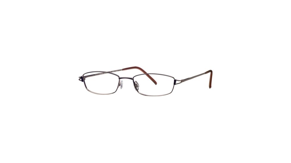 National NA0144 Eyeglass Frames - Shiny Light Brown Frame Color