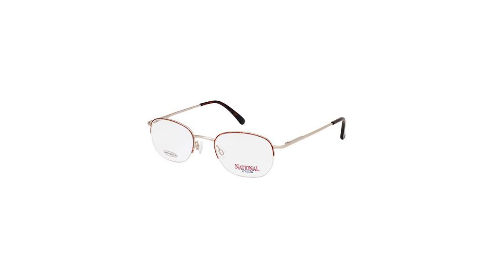 National NA0303 Eyeglass Frames - Gold Frame Color