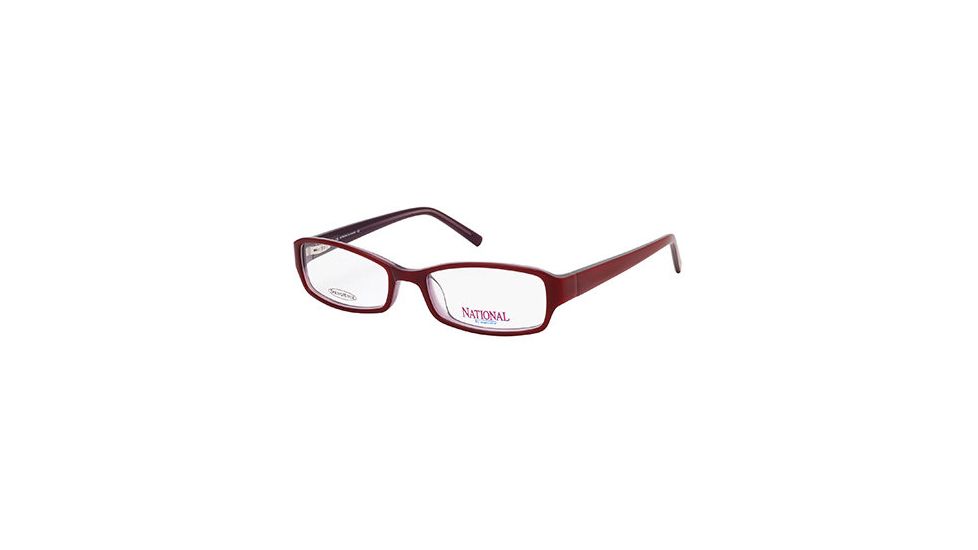 National NA0306 Eyeglass Frames - Bordeaux Frame Color