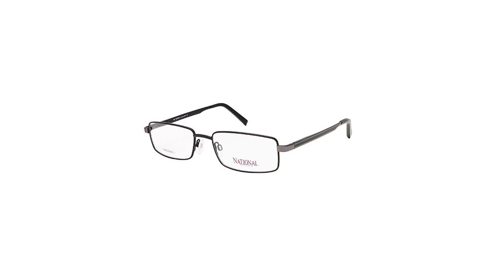 National NA0316 Eyeglass Frames - Matte Black Frame Color