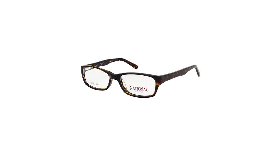 National NA0318 Eyeglass Frames - Dark Havana Frame Color
