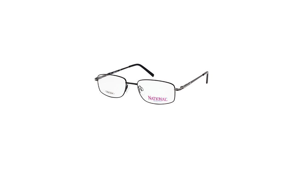 National NA0325 Eyeglass Frames - Matte Black Frame Color