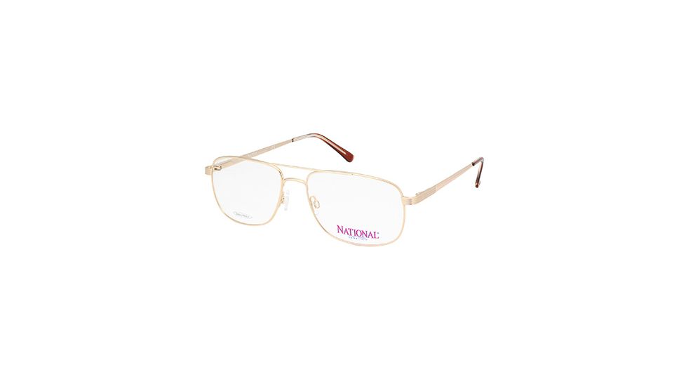 National NA0326 Eyeglass Frames - Gold Frame Color