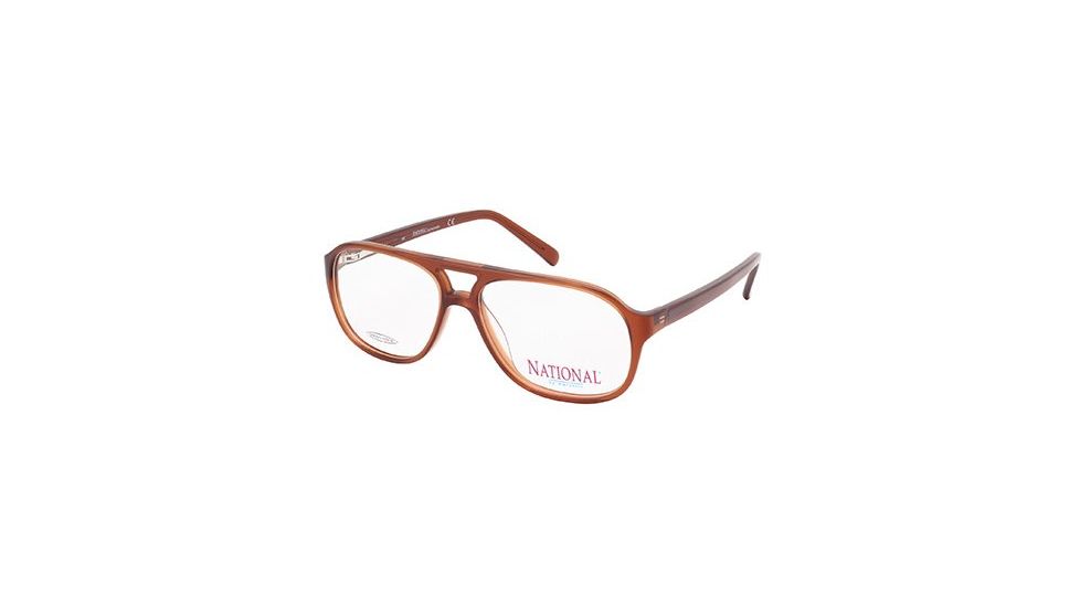 National NA0329 Eyeglass Frames - Light Brown Frame Color