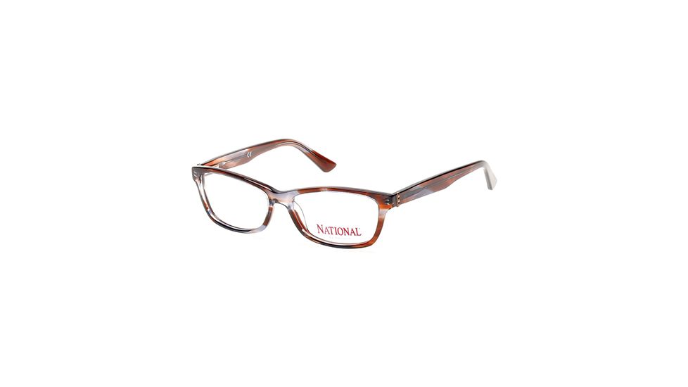National NA0338 Eyeglass Frames - Dark Brown Frame Color
