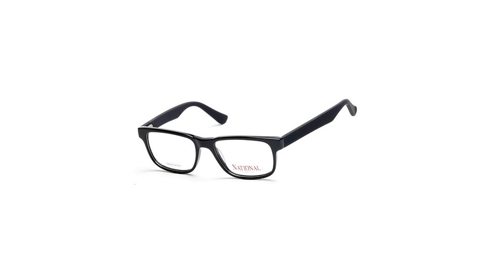 National NA0341 Eyeglass Frames - Shiny Blue Frame Color