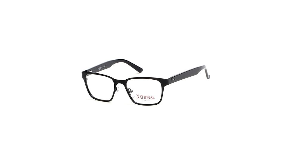 National NA0346 Eyeglass Frames - Matte Black Frame Color