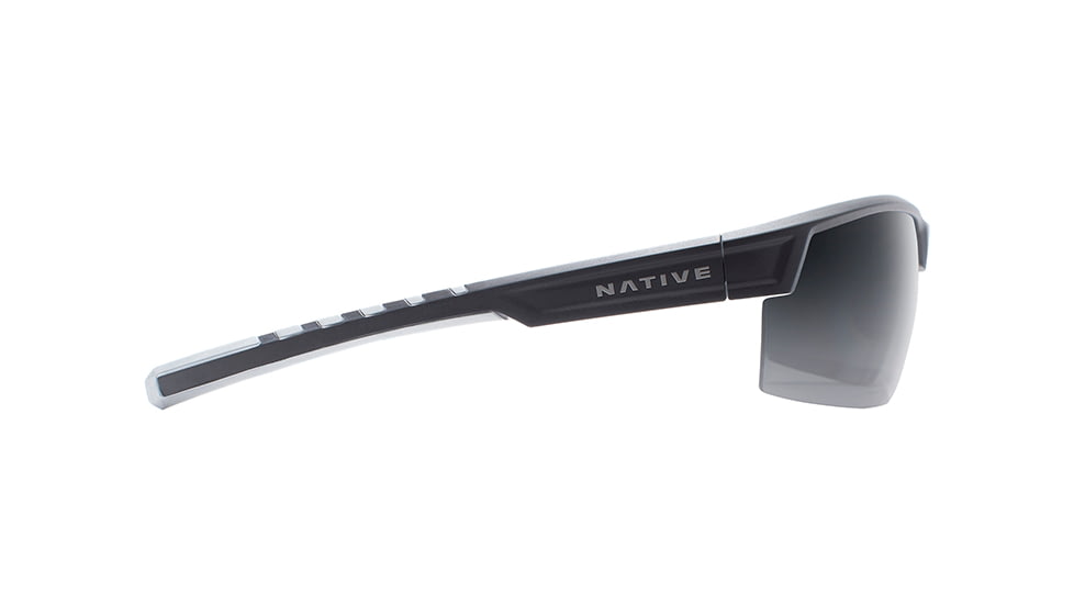 Native Eyewear Catamount, Matte Black / Crystal Frame, Gray Lens, 189 931 523