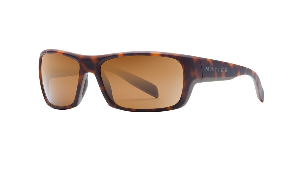 Native Eyewear Eddyline Progressive Prescription Sunglasses, Desert Tortoise / Matte Gray Frame, Polarized, 184 922 524PR