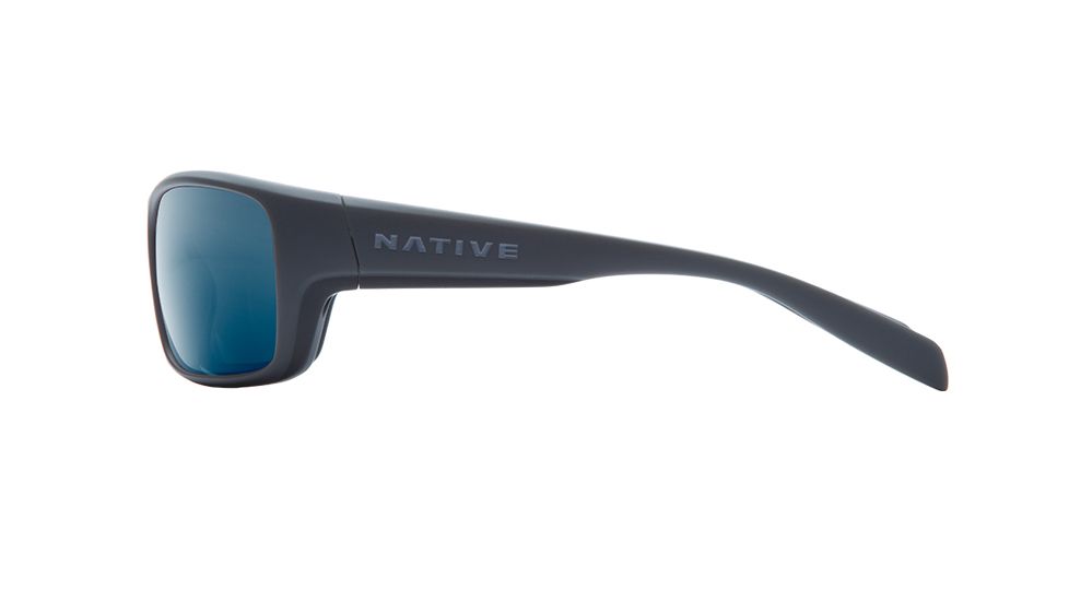 Native Eyewear Eddyline Progressive Prescription Sunglasses, Granite / Matte Black Frame, Polarized, 184 905 526PR