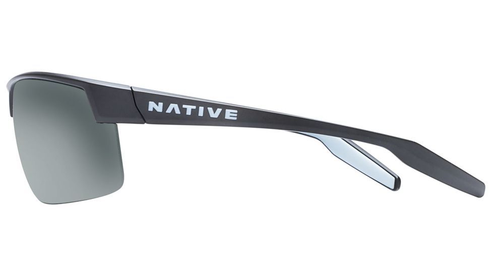 Native Eyewear Hardtop Ultra XP Sunglasses,Asphalt Frame,Gray Lens,Polarized,182 302 523