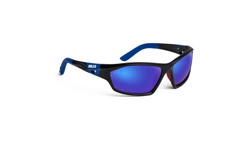 NFL Lateral Buffalo Bills Bifocal Prescription Sunglasses, Matte Black Frame, 619462A04BI