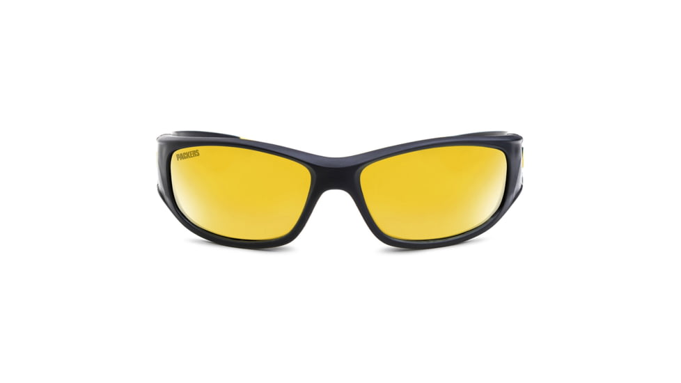 NFL Zone Green Bay Packers Bifocal Prescription Sunglasses, Matte Black Frame, 655975T12BI