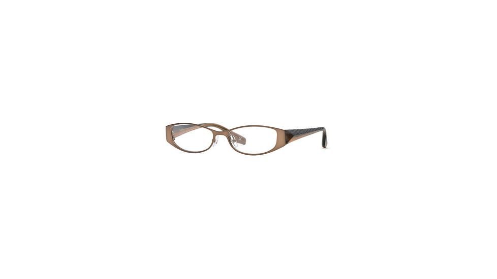 Nicole Miller Collection NL Demure SENL DEMU00 Single Vision Prescription Eyewear - Nutmeg SENL DEMU005140 BN