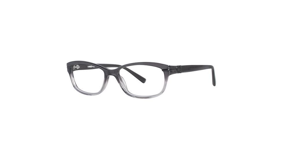 Nicole Miller Essex Single Vision Prescription Eyeglasses - Frame Black Fade, Size 52/15mm NMESSEX01