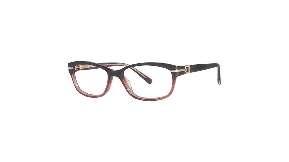 Nicole Miller Essex Single Vision Prescription Eyeglasses - Frame Rose Fade, Size 52/15mm NMESSEX03