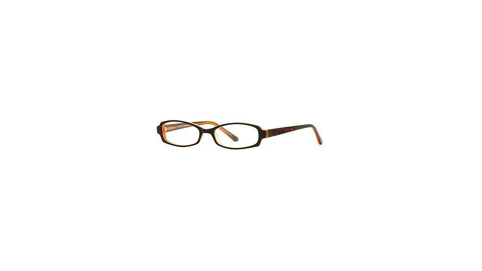 Nicole Miller Flamenco SENM FLAM00 Bifocal Prescription Eyeglasses - Black Rose SENM FLAM005240 BK
