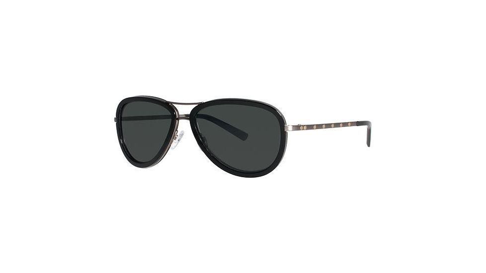 Nicole Miller Horatio Sunglasses - Frame Black, Lens Color Grey NMHORATIO01