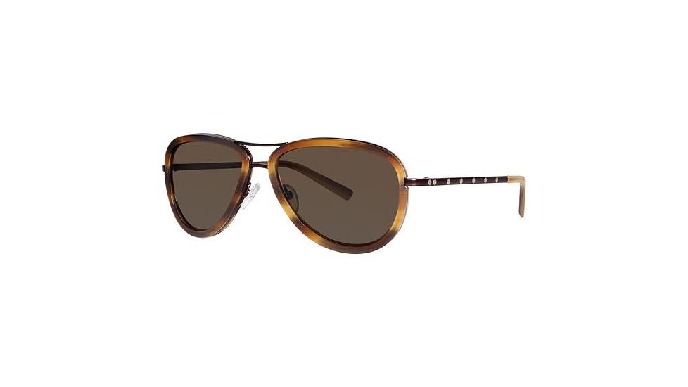 Nicole Miller Horatio Sunglasses - Frame Tortoise, Lens Color Brown NMHORATIO02