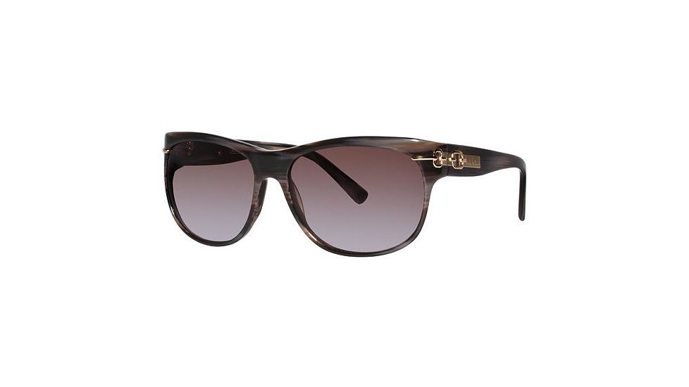 Nicole Miller Hudson Sunglasses - Frame Brown Horn, Lens Color Brown Gradient NMHUDSON02