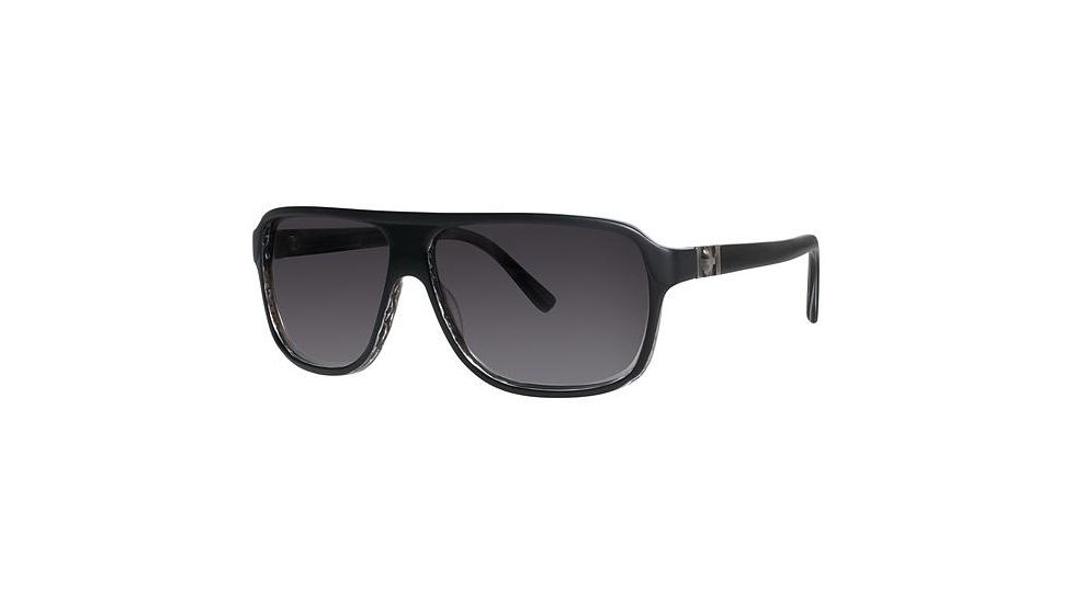 Nicole Miller Vandam Sunglasses - Frame Black, Lens Color Black Gradient NMVANDAM01