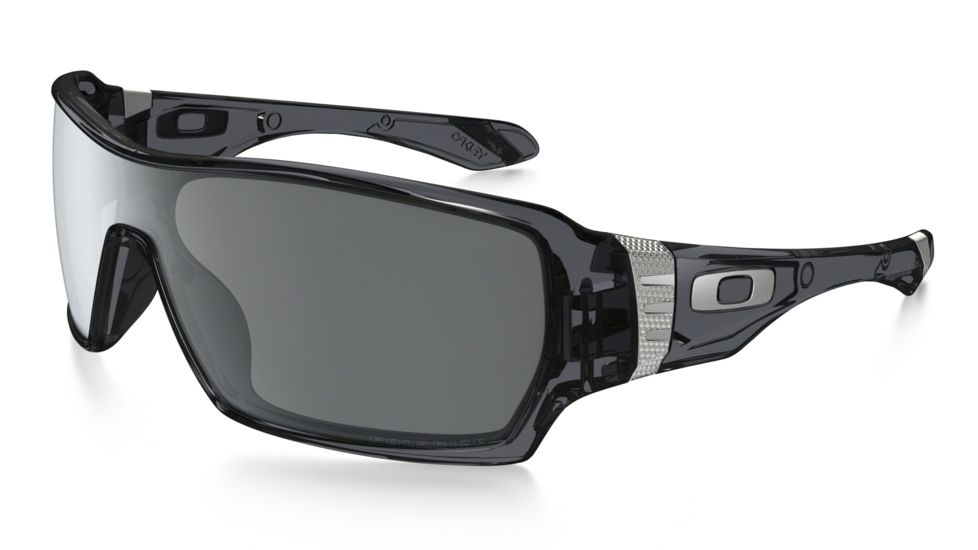Oakley Offshoot Sunglasses - Crystal Black Frame and Black Iridium Polarized Lens OO9190-05
