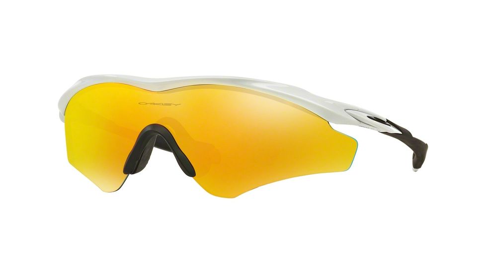 Oakley M2 FRAME XL A OO9345 Progressive Prescription Sunglasses OO9345-934504-45 - Lens Diameter 45 mm, Frame Color Polished White