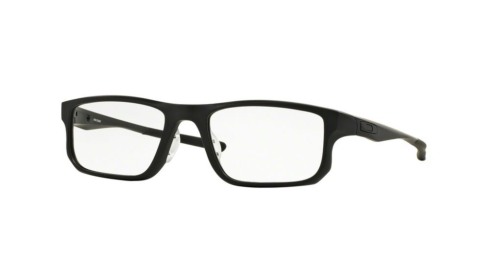 Oakley A VOLTAGE R3 2015 OX8066 Single Vision Prescription Eyeglasses 806601-55 - Satin Black Frame