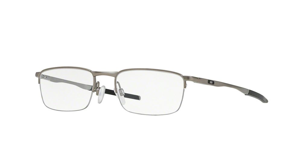 Oakley Barrelhouse 0.5 Progressive Prescription Eyeglasses 317403-51 - Light Frame, Clear Lenses