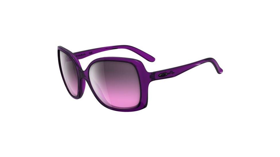 Oakley Beckon Grape Juice Frame w/ Black Violet GradientLenses Women's Prescription Sunglasses OO9125-03