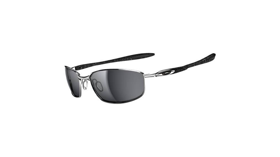 Oakley Blender Progressive Prescription Sunglasses - Chrome/Silver Ghost Text Frame OO4059-02