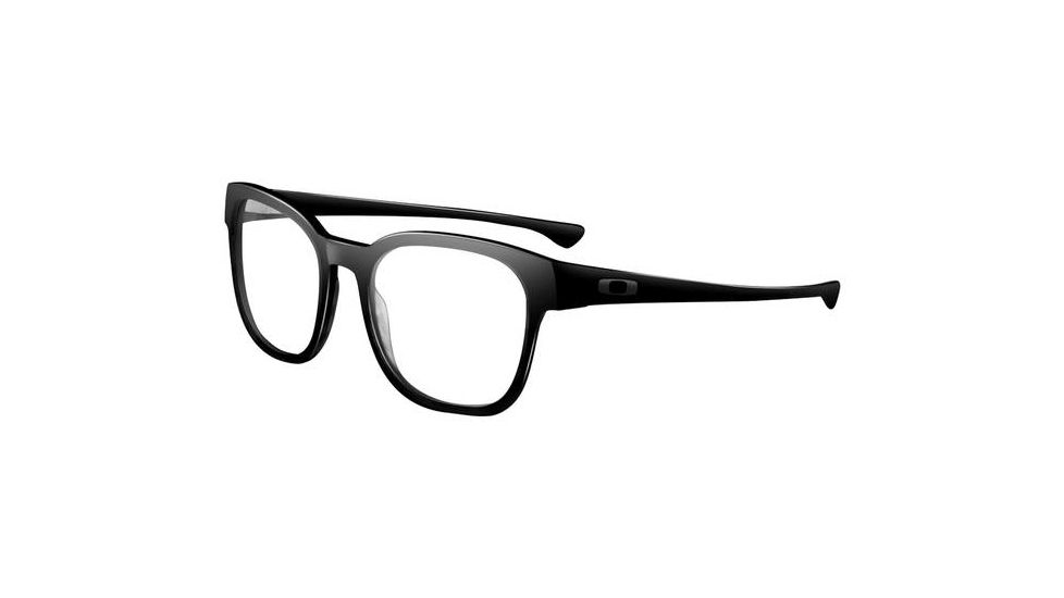 Oakley Cloverleaf 53mm Polished Black Men's Bifocal Progressive Prescription Glasses  OX1078-0153