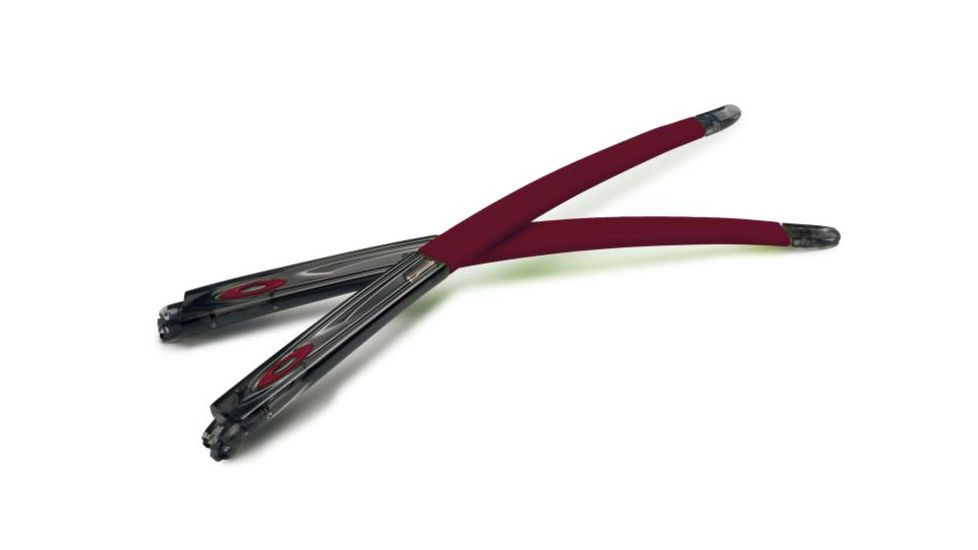 Oakley Crosslink Pitch Frame Temple Arms, Grey Smoke/Cardinal, RKT0134AA-GY048