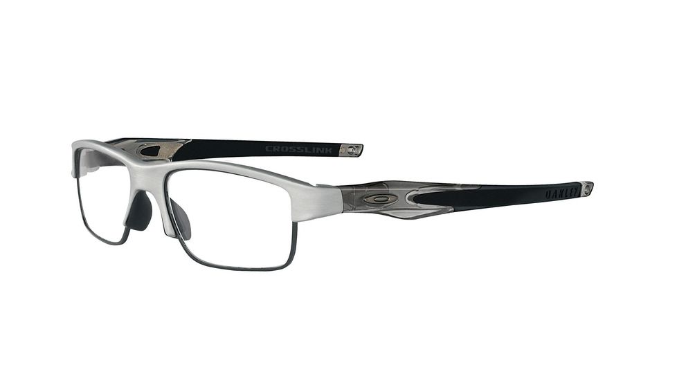 Oakley Crosslink Switch Eyeglasses 312803-53 - Brushed Aluminum
