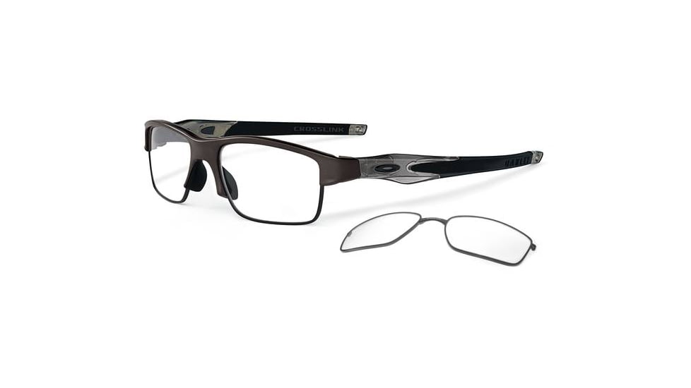 Oakley Crosslink Switch Eyeglasses - Pewter/Grey Smoke Frame OX3128-0253