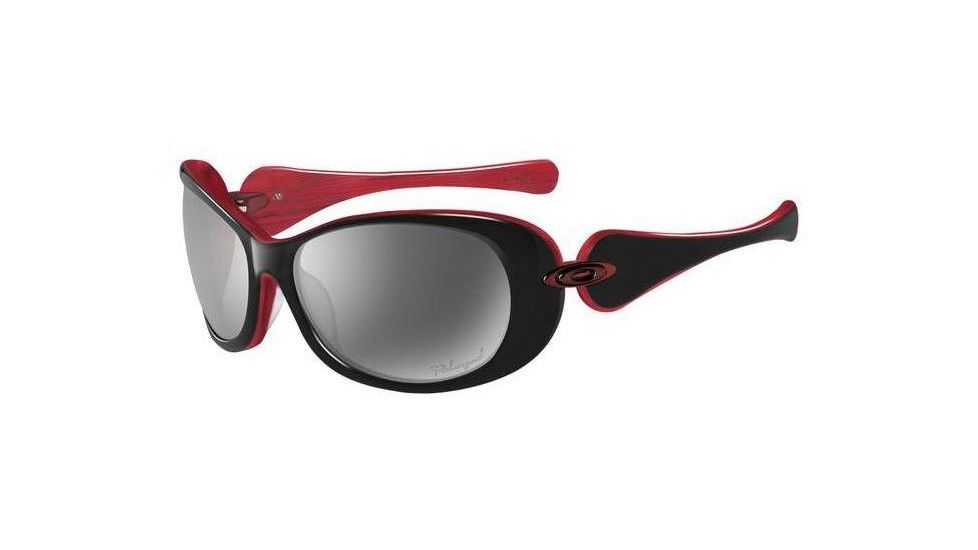Oakley Dangerous Global Black /Red Frame w/ Grey Polarized Lenses Sunglasses 12-992