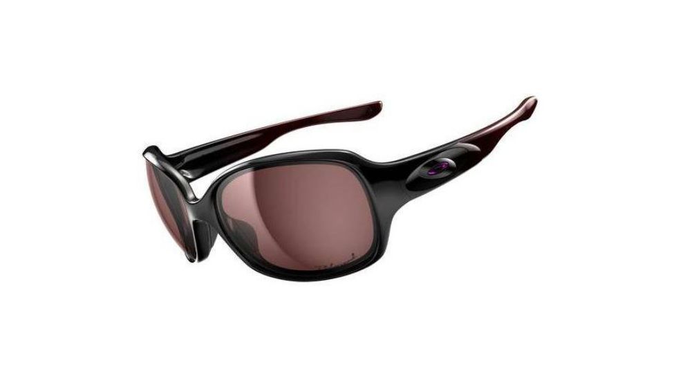 Oakley Drizzle Asian Fit Polished Black /Rose Met Frame Progressive Vision Prescription Sunglasses OO9186-06
