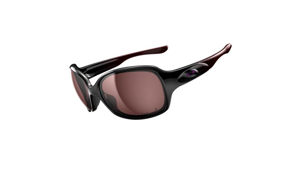 Oakley Drizzle Sunglasses, Polish Blk+Rose Metal Frame, OO Grey Lens, Polar OO9159-06