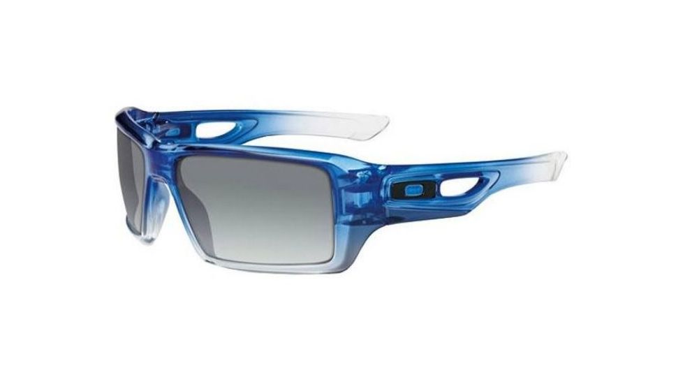 Oakley Eyepatch 2 Blue/Clear Fade Frame Progressive Rx Sunglasses OO9136-02