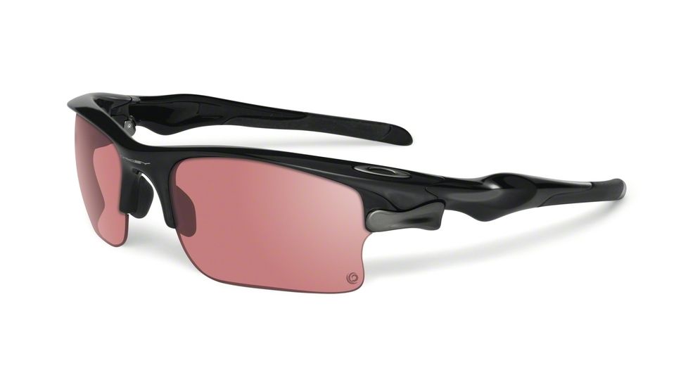 Oakley FAST JACKET XL OO9156 Prescription Sunglasses OO9156-915609-71 - Lens Diameter 71 mm, Frame Color Polished Black