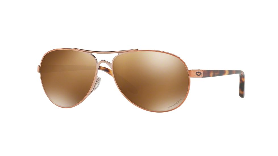Oakley Feedback OO4079 Progressive Prescription Sunglasses OO4079-407931-59 - Lens Diameter 59 mm, Frame Color Rose Gold