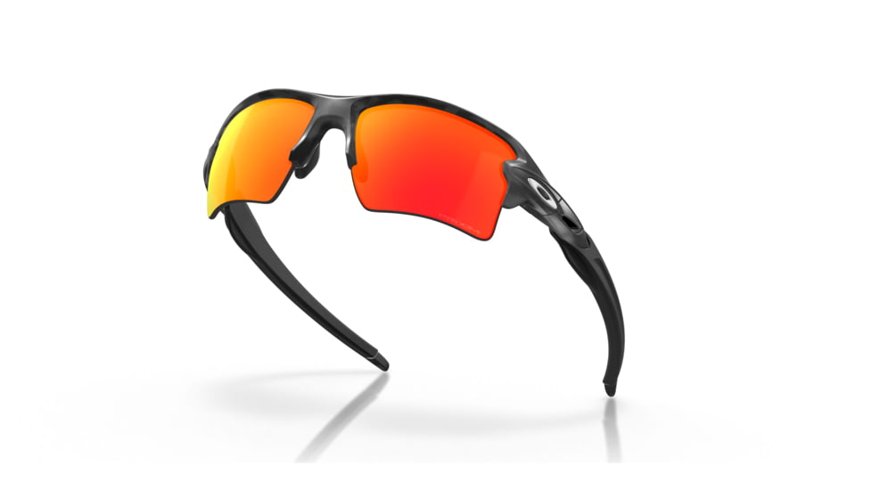 Oakley Flak 2.0 XL OO9188 Progressive Prescription Sunglasses, 59mm, Black/Camo, OO9188-918886-59-PRO