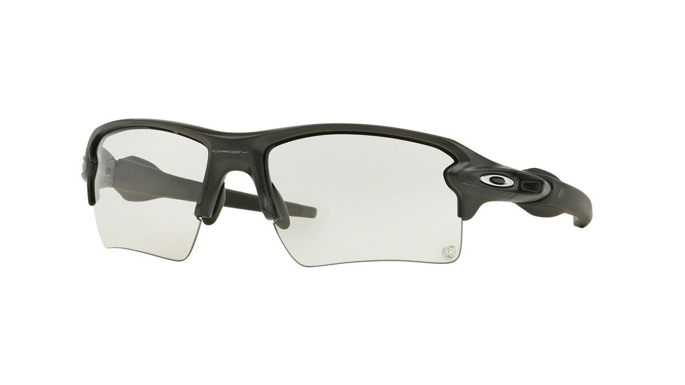 Oakley FLAK 2.0 XL OO9188 Single Vision Prescription Sunglasses OO9188-918816-59 - Lens Diameter 59 mm, Frame Color Steel