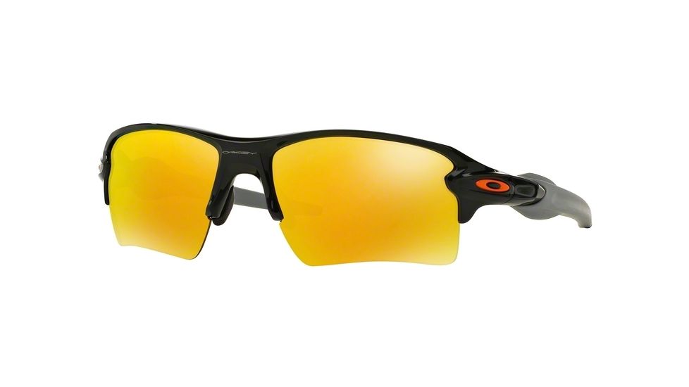 Oakley FLAK 2.0 XL OO9188 Single Vision Prescription Sunglasses OO9188-918822-59 - Lens Diameter 59 mm, Frame Color Polished Black