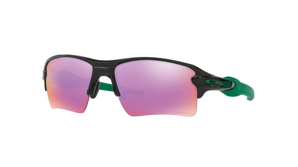 Oakley Flak 2.0 XL OO9188 Single Vision Prescription Sunglasses OO9188-918870-59 - Lens Diameter 59 mm, Frame Color Polished Black