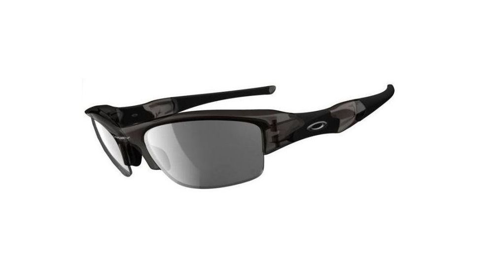 Oakley Flak Jacket Grey Smoke/Light Grey Transitions Lenses Sunglasses 13-798